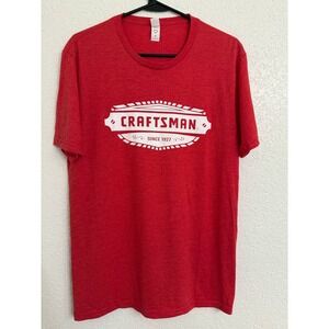 Craftsman Red‎ Graphic Tee Size M | Eco-Friendly Soft Blend